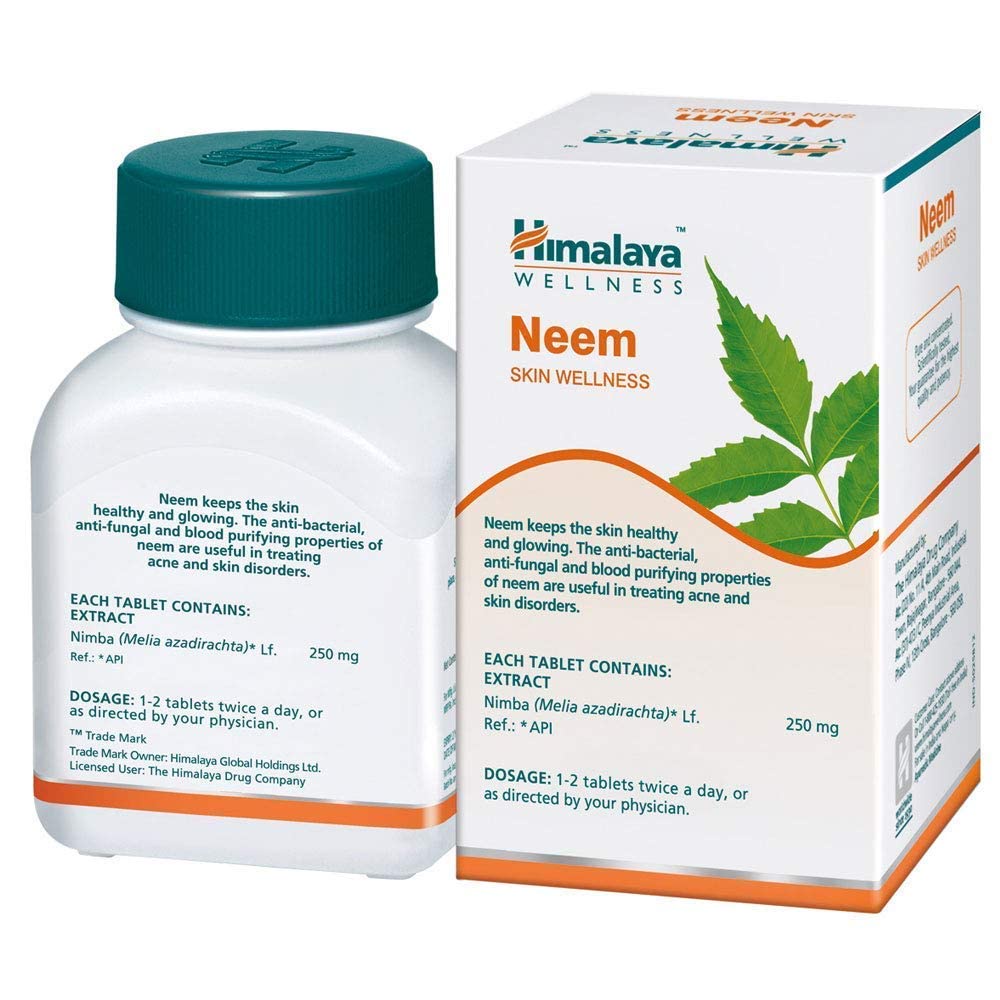 วิตามินลดสิว-ผิวใส-จากสารสกัดสะเดาอินเดีย-himalaya-neem-tablet