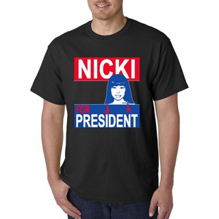 New Way 399 - Unisex T-Shirt Nicki Minaj For President 2016 Election Independent Short sleeve round neck T-shirt_03