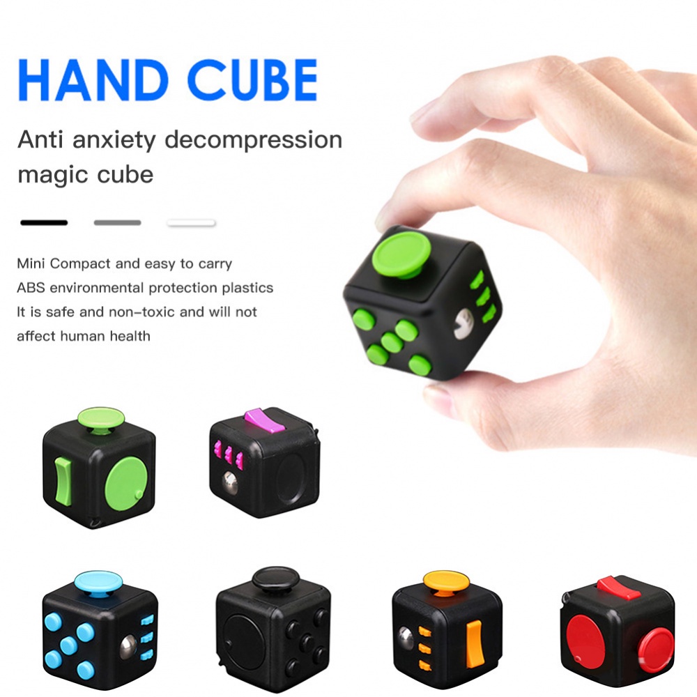 ของเล่น-fidget-cube-6-ด้านช่วยบรรเทาความเครียดแก้สมาธิสั้นออทิสติกสําหรับผู้ใหญ่