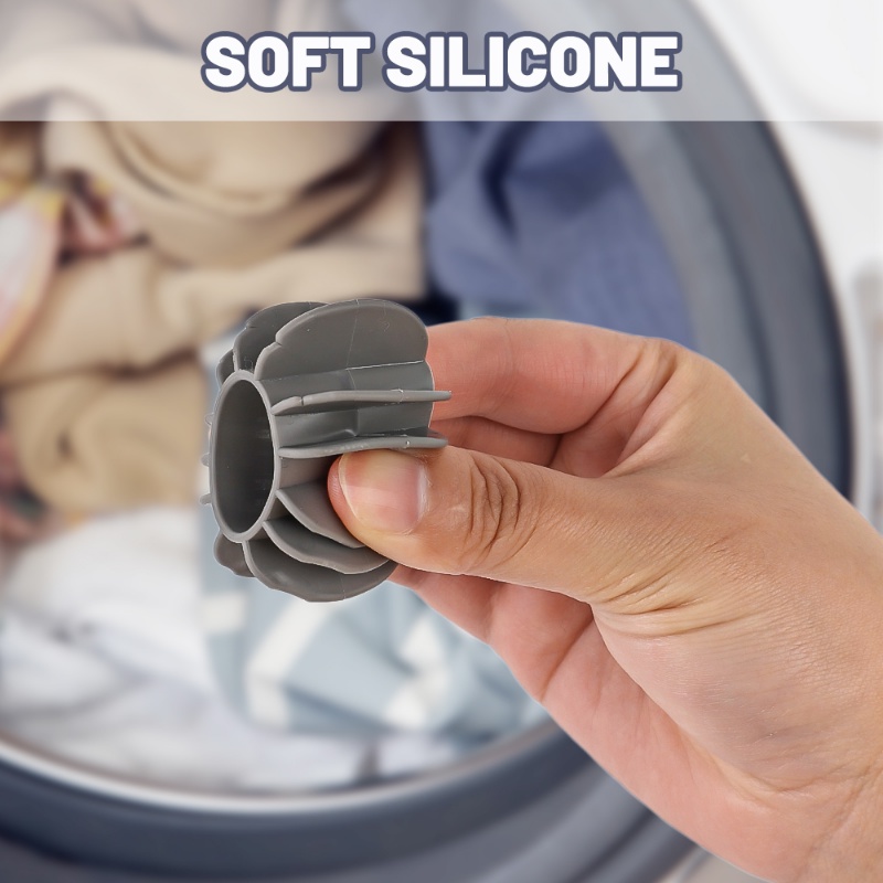 ลูกบอลซักผ้า-ซิลิโคน-นํากลับมาใช้ใหม่ได้-เครื่องซักผ้า-เครื่องมือทําความสะอาดเสื้อผ้า-ป้องกันการพันกัน