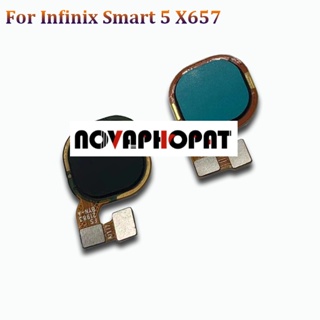Novaphopat สายเคเบิลเซนเซอร์ลายนิ้วมือ สําหรับ Infinix S5 S5 Pro Smart 5 X652 X660 X657