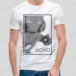 [PREMIUM GRADE] 100% Cotton Marvel T-shirts Iron Man-Playstation Icon Unisex Tees_08