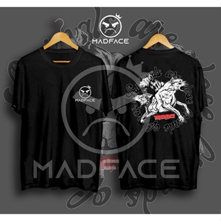MAD FACE growling dog S4 T-shirt 2022 new design fashion trend round neck T gift_02