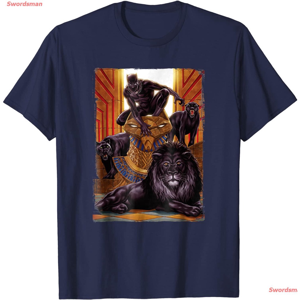 เสื้อยืดแขนสั้น-marvel-black-panther-king-in-the-lions-den-graphic-t-shirt-short-sleeve-t-shirts-05