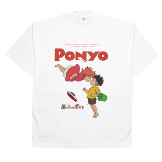 [S-5XL] เสื้อยืด พิมพ์ลายการ์ตูน Ponyo V1 Ghibli Studios