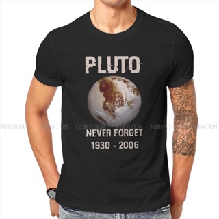 Never Forget 1930-2006 Vintage  O Neck TShirt Pluto Planet Pure Cotton Classic T Shirt Men Tops New Design Fluffy H_03