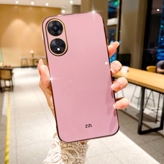 ใหม่ เคสโทรศัพท์มือถือแบบนิ่ม ขอบตรง กันกระแทก แฟชั่น สําหรับ OPPO Reno8 T Reno 8 8T 4G 5G Reno8T 2023