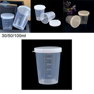 ⭐ Hot Sale ⭐Measuring Cup 100ML 10pcs 30ML 50ML Plastic With Graduated High Quality