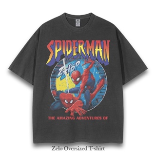 Spider-man The Amazing Adventures Of/Spiderman vintage Oversize T-shirt_08