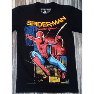 BT102 SPIDERMAN HOME COMING MARVEL UNIVERSE AVENGERS HERO MOVIE COLLECTION ORIGINAL BLACK TIMBER COTTON T-SHIRT_08