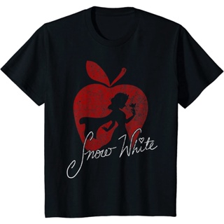 Disney Snow White Apple Silhouette Graphic T-Shirt Kids Clothes_01