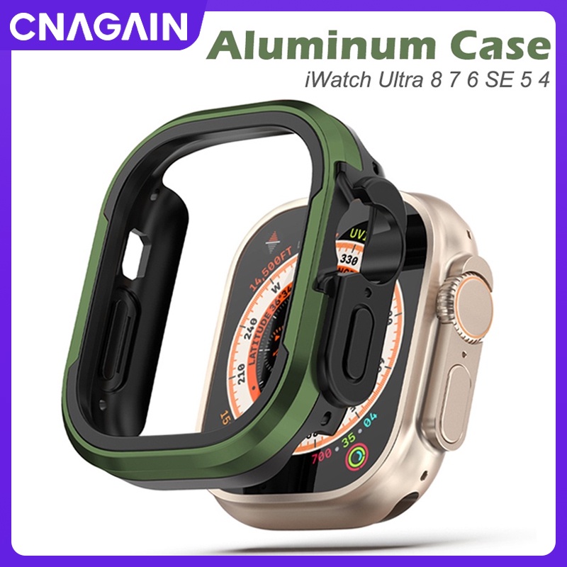 cnagain-เคสนาฬิกาข้อมือ-โลหะผสมอลูมิเนียม-อุปกรณ์เสริม-สําหรับ-apple-watch-ultra-series-8-7-6-5-49-มม-45-มม-41-มม-40-มม-44-มม