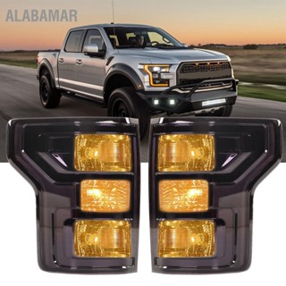 ALABAMAR ซ้ายขวา LED ไฟท้ายด้านหลังเบรคย้อนกลับไฟเลี้ยว JL3Z 13405 H สำหรับ Ford 2018-2020