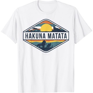 เสื้อยืด พิมพ์ลายโลโก้ Disney The Lion King Hakuna Matata Diamond_05