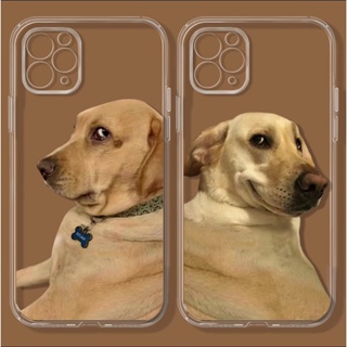 เคสโทรศัพท์มือถือ TPU นิ่ม ป้องกันกล้อง ลายสุนัขตลก อุปกรณ์เสริม สําหรับ iPhone 14 11 13 12 Pro Max 14Plus