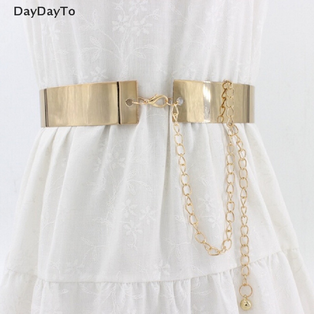 daydayto-เข็มขัดโซ่โลหะ-สีทอง-สีเงิน-สําหรับผู้หญิง