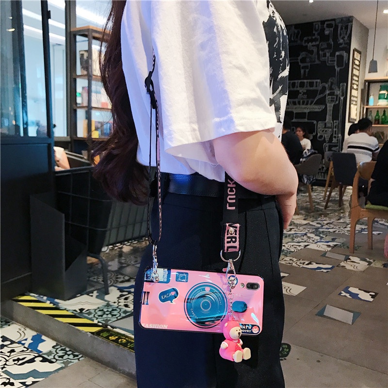 เคสโทรศัพท์มือถือ-ซิลิโคน-พร้อมสายคล้อง-และตุ๊กตาน่ารัก-สําหรับ-samsung-galaxy-j7-pro-j7-2017-j3-pro-j5-pro-j2-core-j2-pro