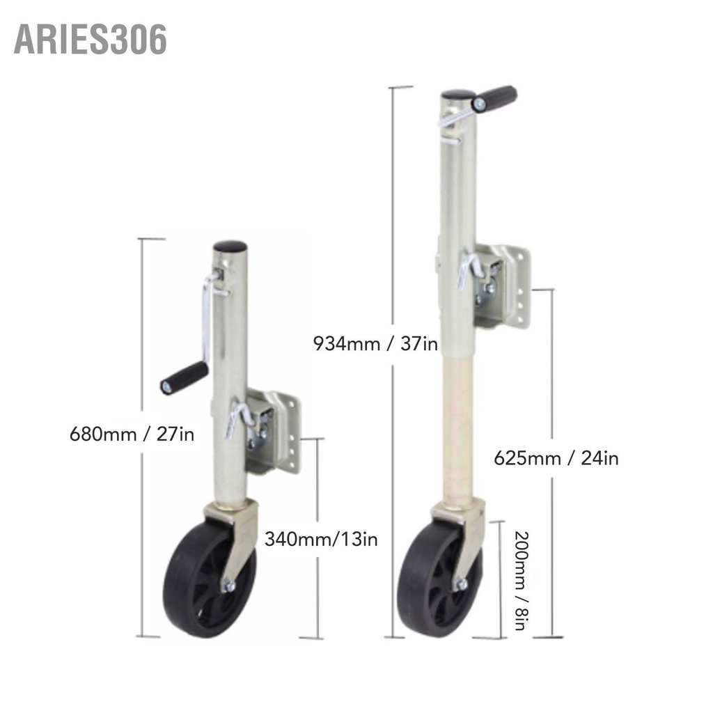 aries306-เทรลเล่อร์แจ็ค-8in-คู่มือล้อยอดเยี่ยมปรับสวิงอัพล้อเทรลเลอร์แจ็คเปลี่ยน-1500lb-สำหรับ-rv