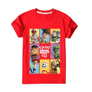 Boys Summer New Cartoon Clothes Toy Story Pattern Children T Shirts Tops Kids Fashion Casual T-shirts Girls Short S_05