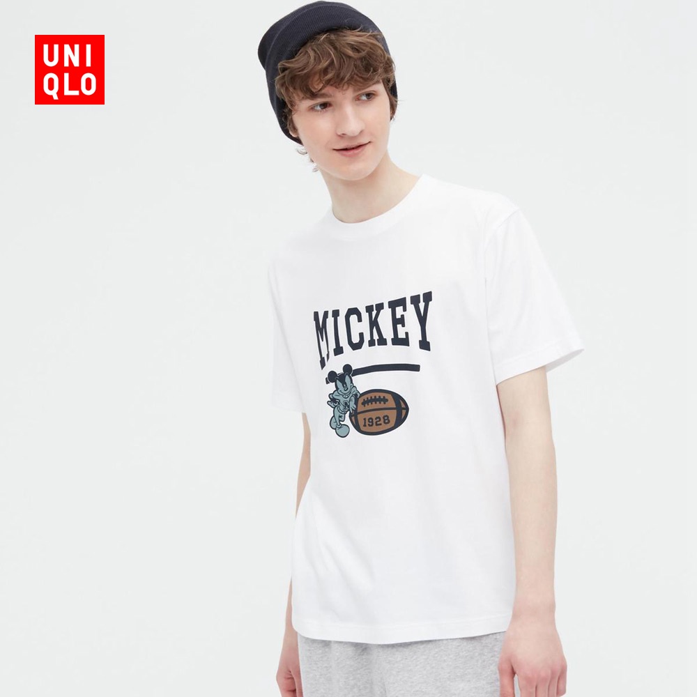 พร้อมส่ง-uniqllo-เสื้อยืด-แขนสั้น-พิมพ์ลายดิสนีย์-สําหรับผู้ชาย-ผู้หญิง-ut