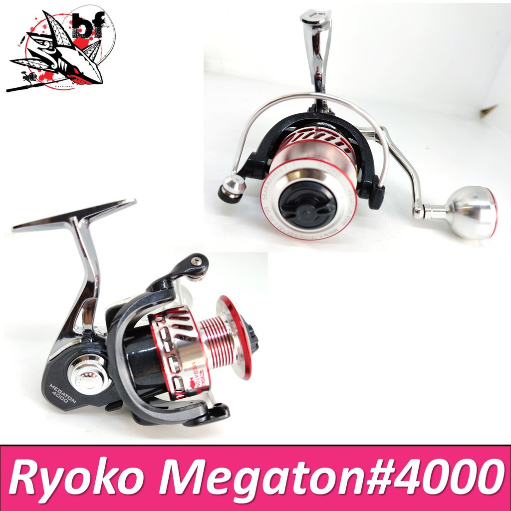 รอกตกปลา-รอกสปินนิ่ง-รอก-ryoko-megaton-spinning-reel-1000-60000