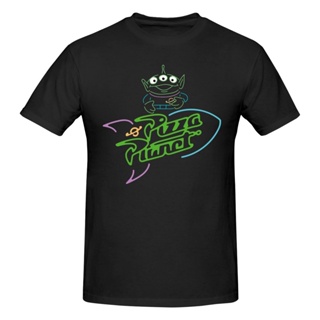 Disney Toy Story Pizza Planet T Shirt O-Neck Cotton Short Sleeve Custom Tshirt Men_05