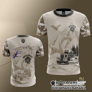 Baju OUTDOOR ROYAL BELUM | เสื้อยืด ลาย Sublimation Jersey