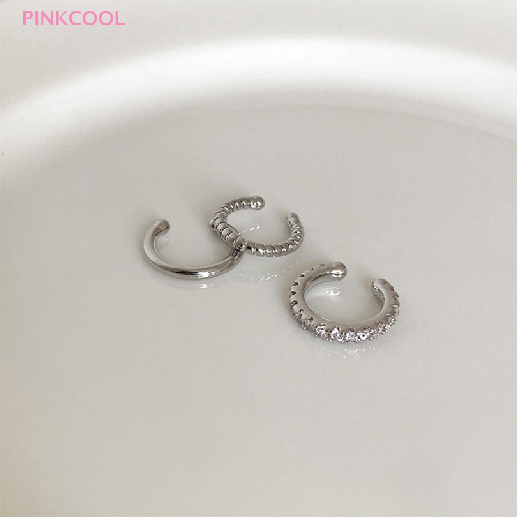 pinkcool-ต่างหูแฟชั่น-ไม่มีคลิปหนีบ-ไม่ปลอม-ของขวัญเครื่องประดับ-สําหรับผู้หญิง-ขายดี