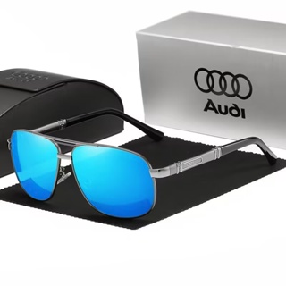 แว่นตากันแดด เลนส์โพลาไรซ์ ทรงสี่เหลี่ยม สําหรับผู้ชาย Audi 4S