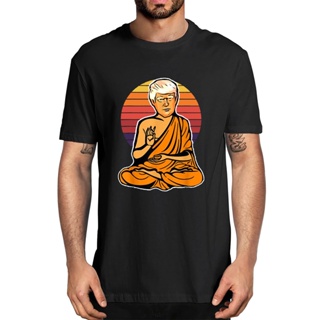 Unisex Enlightened Buddha of Trump Donald Trump Make Your Company Great Again Vintage Funny Mens 100% Cotton T-Shi_04