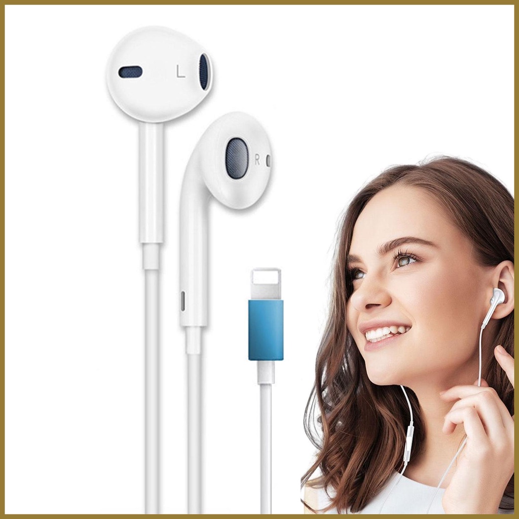 InEar Earphone For iPhone SE 12 11 7 8 Plus MAX Pro Stereo Sound Wired
