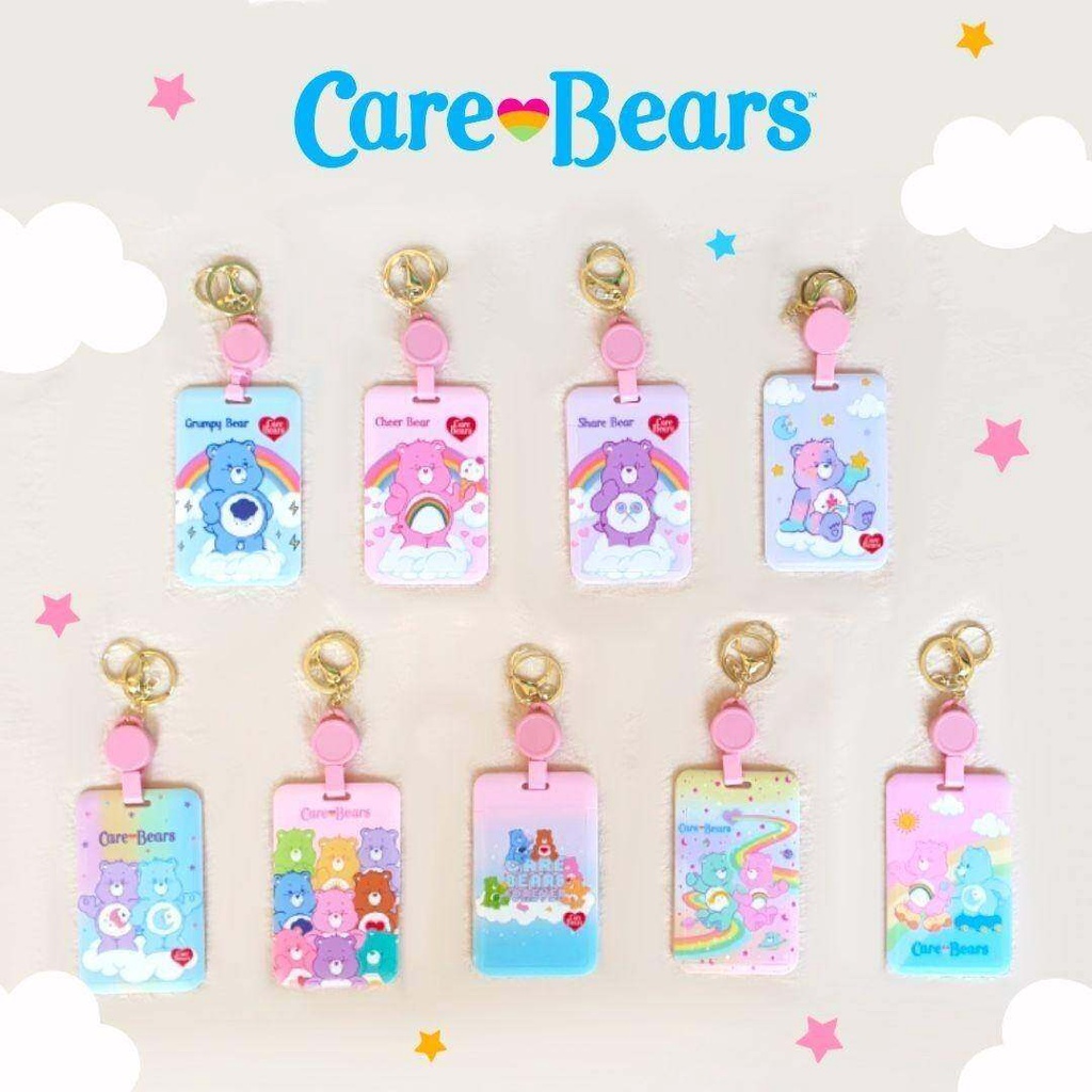 พวงกุญแจใส่บัตร-care-bears-สุดน่ารัก-แบบมีสายโยโย่-พร้อมส่ง-9-ลาย