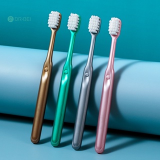 Dr BEI แปรงสีฟันพลาสติก หัวกว้าง เป็นมิตรกับสิ่งแวดล้อม ปลอดภัยต่อสิ่งแวดล้อม สําหรับดูแลช่องปาก