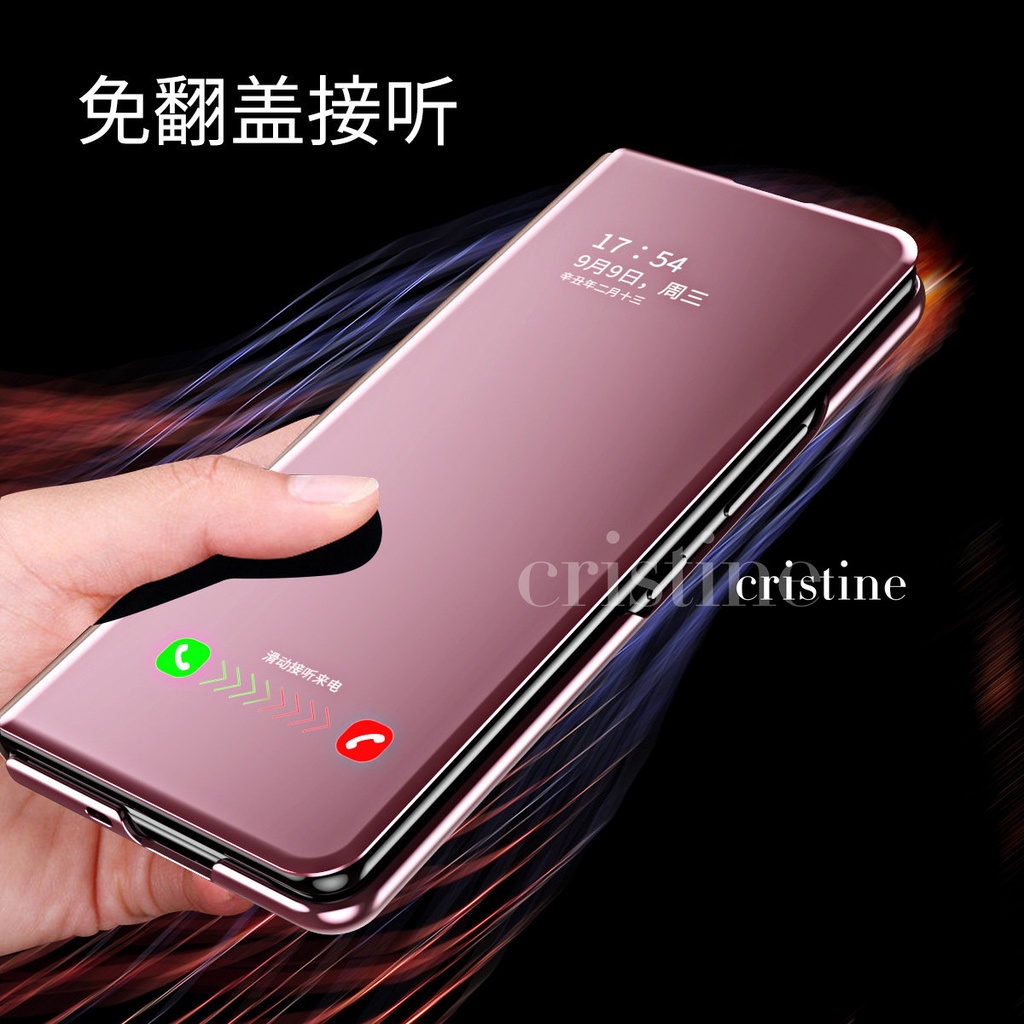 เคสโทรศัพท์มือถือหนัง-ฝาพับกระจก-กันกระแทก-60-สําหรับ-samsung-fold4-5g