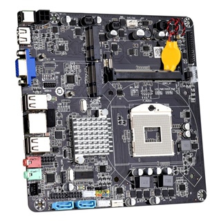 เมนบอร์ด HM55 PGA988 เมนบอร์ด Mini ITX สำหรับ MINI Host/HTPC ส่งเร็ว ประกัน CPU2DAY