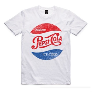 เสื้อยืด แฟชั่น น้ำอัดลม วินเทจ สตรีท ชาย หญิง  PEPSI AP004