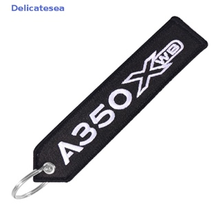 [Delicatesea] พวงกุญแจ สายคล้องโทรศัพท์ แอร์บัส ปักลาย A320 มีซิป สําหรับห้อยกระเป๋า ของขวัญ 1 ชิ้น