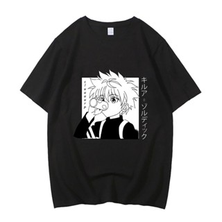 Hunter x hunter เสื้อยืด ผ้าฝ้าย คุณภาพสูง สไตล์ญี่ปุ่น ไซซ์ EU สําหรับผู้ชาย ผู้หญิง y2k