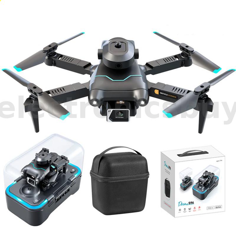 โดรนบังคับ-s96-wifi-fpv-4k-hd-พร้อมกล้องคู่-พับได้-rtf