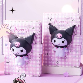 Sanrio Kuromi สมุดโน้ตไดอารี่ แพลนเนอร์ หนัง PU ลดแรงกดดัน ของขวัญวันเกิด