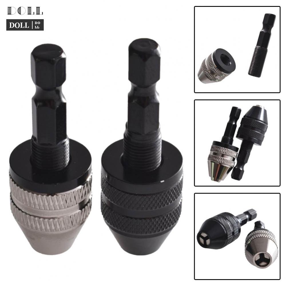 dolldoll-drill-2pcs-set-adaptor-bit-converter-corrosion-resistance-good-strength