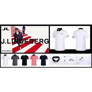 J.linderberg เสื้อโปโลแขนสั้น แบบแห้งเร็ว ระบายอากาศได้ดี เหมาะกับฤดูร้อน สําหรับผู้ชาย GUQ3