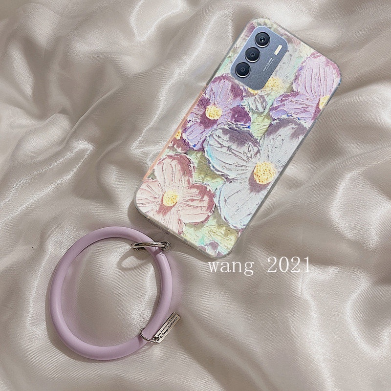 ready-stock-new-phone-case-เคส-infinix-zero-5g-2023-infinix-zero-5g-vintage-oil-painting-casing-with-detachable-silicone-ring-wristband-soft-case-back-cover-เคสโทรศัพท