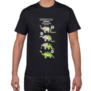 snake eat Elephant Evolution into Dinosaur Sarcastic Novelty Funny T Shirt men 100% cotton Mens T-shirt men_01