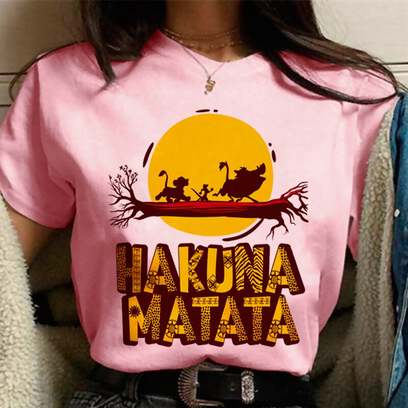 hakuna-matata-cute-anime-top-tees-female-t-shirt-women-blouse-the-lion-king-t-shirt-roi-lion-sim-01