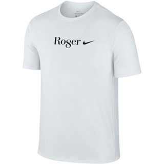 เสื้อยืดกีฬา พิมพ์ลายมงกุฎ Federer RF Wimbledon 8 แฟชั่นยอดนิยม