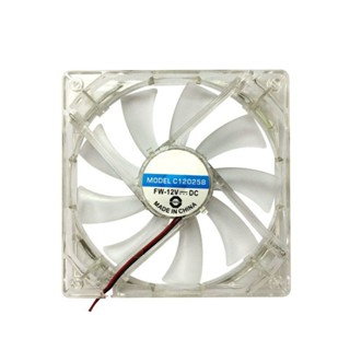 Ch*【พร้อมส่ง】พัดลมระบายความร้อน CPU LED 120 มม. สําหรับคอมพิวเตอร์