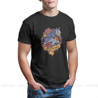 men tops t shirt Digimon Agumon Tai Matt Gabumon Sora Adventure Anime TShirt untuk Pria Friendship Power Humor Kaus_11