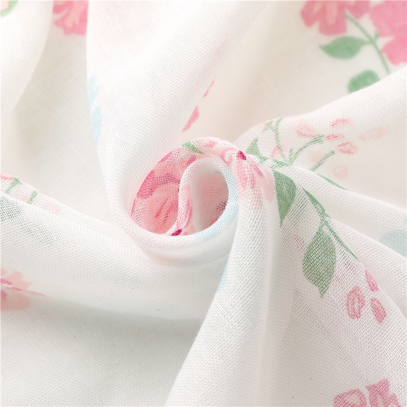 ผ้าคลุมไหล่-ผ้าพันคอ-ผ้าฝ้าย-และผ้าลินิน-ขนาดเล็ก-ลายดอกไม้-ประดับพู่-สีขาว-สําหรับเดินทาง