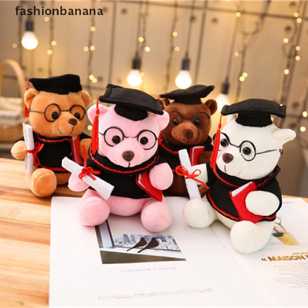 fashionbanana-ของเล่นตุ๊กตาหมีรับปริญญา-ของขวัญวันเกิด-สําหรับเด็ก-และผู้ใหญ่-พร้อมส่ง